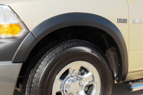 Sport Style Fender Flare Set Front, Textured, 2-Piece Set 2009-2018 Dodge Ram 1500 Lund