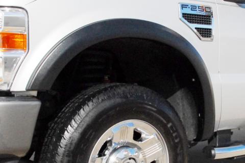 Sport Style Fender Flare Set Front, Textured, 2-Piece Set 2008-2010 Ford F-250/F-350 Super Duty Fleetside Lund