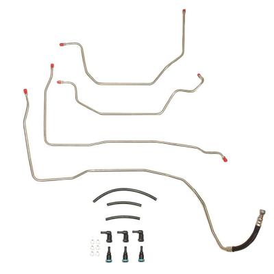 Fuel Line Kit For 03-06 GM 1500 SUV w/ Flex Fuel Steel Fine Lines