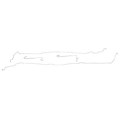 Intermediate Brake Line For 06-10 Hummer H3 Fits all Variations Complete Intermediate Set Stainless Fine Lines