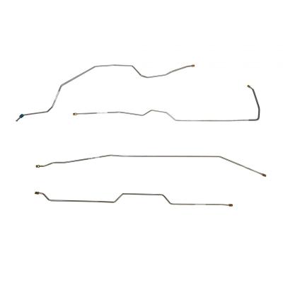 Intermediate Brake Line For 73-80 C10 73-80 K10 73-80 K20 73-80 K1500 73-80 K2500 2/4WD Short Bed Leaf Spring Rear Steel Fine Lines