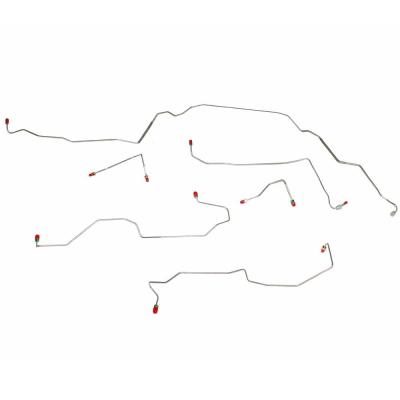 Front Brake Line Kit For 02-04 Explorer/Mountaineer No Traction Control Stainless Fine Lines