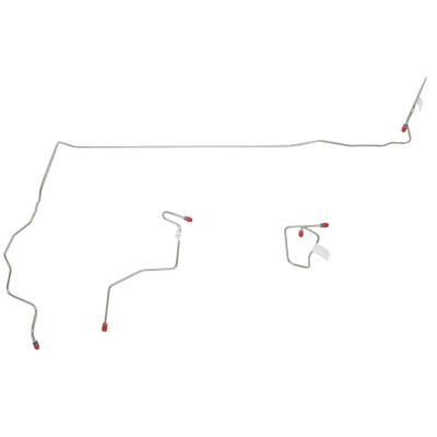Front Brake Line Kit For 06-10 Hummer H3 All Variants Front Brake Kit Stainless Fine Lines