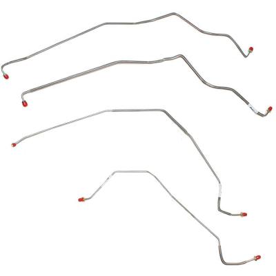 Front Brake Line Kit For 81-88 K3500 89-91 V3500 No Anti-Lock Brakes Set Stainless Fine Lines
