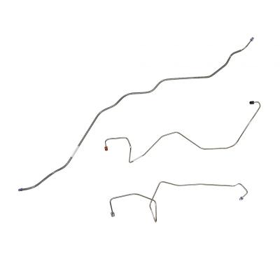 Front Brake Line Kit For 90-96 Ford F-150 Set Stainless Fine Lines