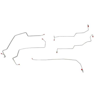 Front Brake Line Kit For 99-01 F250/F350/F450/F550 Super Duty 00-01 Excursion AWABS Diesel Engine Stainless Fine Lines
