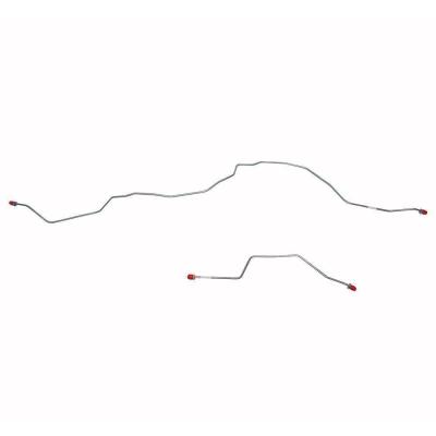 87-96 Ford F-150 Rear Axle Brake Line Set Steel Fine Lines