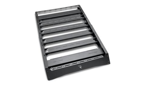 The N-FAB Universal Roof Rack Small 34.25 in Wide adds essential overhead cargo capacity and fits OEM and aftermarket crossbars on most cars, CUVs, and SUVs NFab