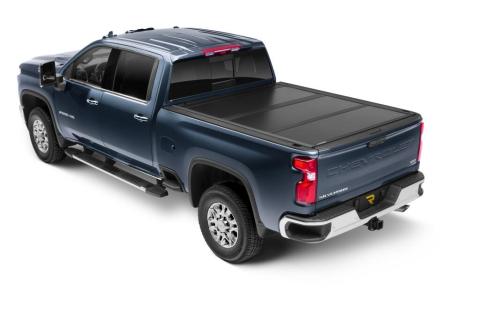 Tonneau Cover Ultra Flex 2020-2026 Silverado/Sierra 2500 HD/3500 HD 8 Foot 2 Inch Bed Matte Black Finish UnderCover