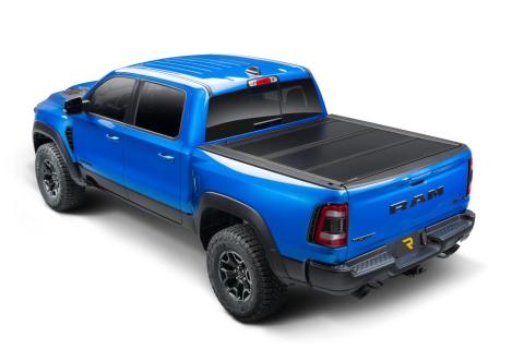 Tonneau Cover Ultra Flex 2002-2018 (2019-2023 Classic) Ram 1500/2003-2024 2500/3500 6 Foot 4 Inch Bed Quad/Mega Without RamBox Matte Black Finish UnderCover