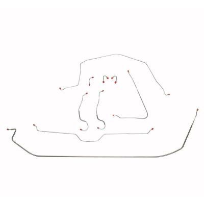 Brake Line Kit For 67 Corvette with Manual Brakes Complete Steel Fine Lines