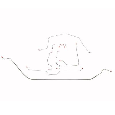 Brake Line Kit For 68 Corvette with Manual Brakes Complete Stainless Fine Lines