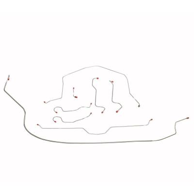 Brake Line Kit For 69 Corvette with Manual Brakes Complete Stainless Fine Lines