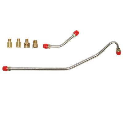 Pump to Carburetor Fuel Line For 63-65 Chevy Corvette 327CID 300 HP Pump to Carb Line 2 Line and 4 Fittings Steel Fine Lines