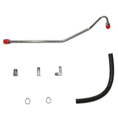 Pump to Carburetor Fuel Line For 64-65 Chevy Corvette 327CID 350/365 HP 4BBL Pump to Carb 1 Line 3 Fittings and 2 Clamps Stainless Fine Lines