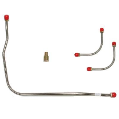 Pump to Carburetor Fuel Line For 66 Chevy Corvette 427CID 425 HP 4BBL 3 Lines Stainless Fine Lines