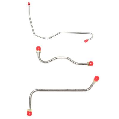 Pump to Carburetor Fuel Line For 68 Chevy Corvette 427CID/390HP 4BBL 3 Set Stainless Fine Lines