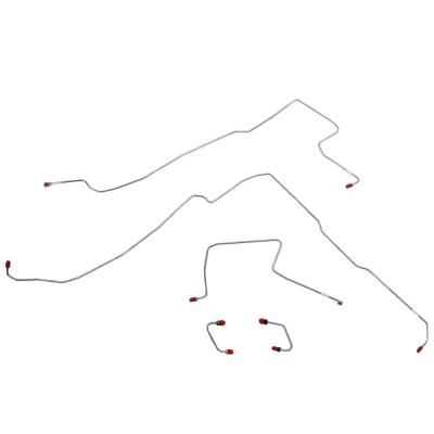 Front Brake Line Kit For 97-06 Jeep Wrangler Non ABS Set Steel Fine Lines