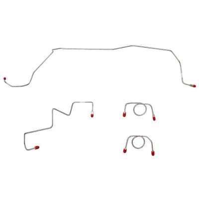 Front Brake Line Kit For 03-05 Dodge Neon SRT-4 All Variants Stainless Fine Lines