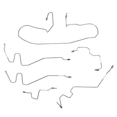 Front Brake Line Kit For 06-09 Ram 2500/3500 Ram 1500 Mega Cab Gas Engine with Hydraboost Stainless Fine Lines