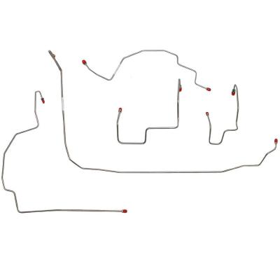 Front Brake Line Kit For 07-11 Wrangler Stainless Fine Lines