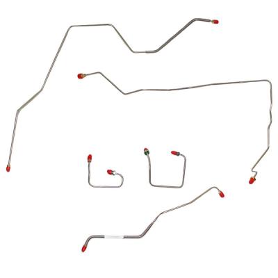 Front Brake Line Kit For 94-01 Jeep Cherokee No ABS Steel Fine Lines