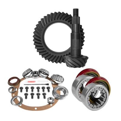 8.6 Inch GM 4.88 Rear Ring & Pinion, Install Kit, Axle Bearing & Seal 2000-2008 Cadillac Escalade USA Standard