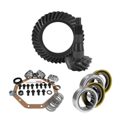 Zf 9.25 Inch Chy 3.55 Rear Ring & Pinion, Install Kit, Axle Bearing & Seal USA Standard