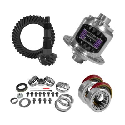 9.5 Inch GM 3.73 Rear Ring & Pinion, Install Kit, 33Spl Posi, Axle Bearing & Seals USA Standard