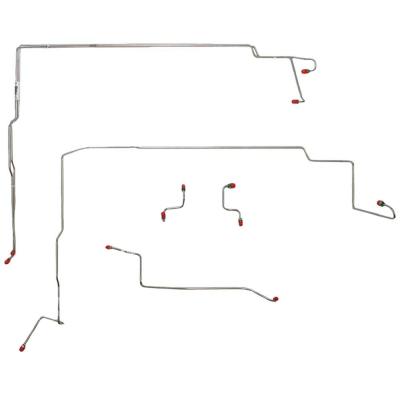 Front Brake Line Kit For 94-95 Ford Mustang GT ABS Steel Fine Lines