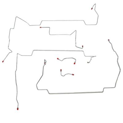 Front Brake Line Kit For 99-04 Ford Mustang GT Front Brake Line Kit w/ Traction Control Steel Fine Lines