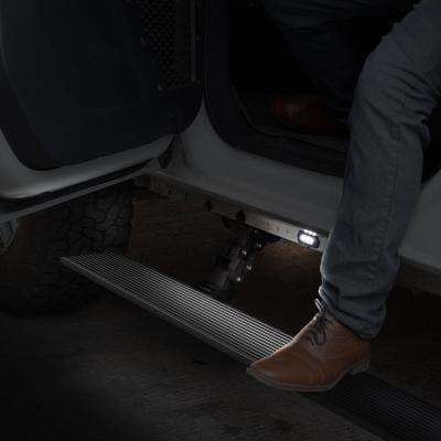 RealTruck VoltStep Electric Running Board Kit Textured Black For 2019-2026 Silverado/Sierra 1500 Go Rhino