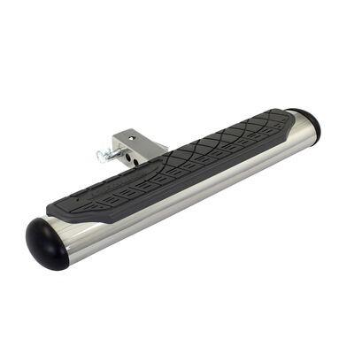 4 Inch Oval Hitch Step Polished Stainless Steel Go Rhino