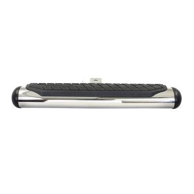 4 Inch Oval Hitch Step Polished Stainless Steel Go Rhino