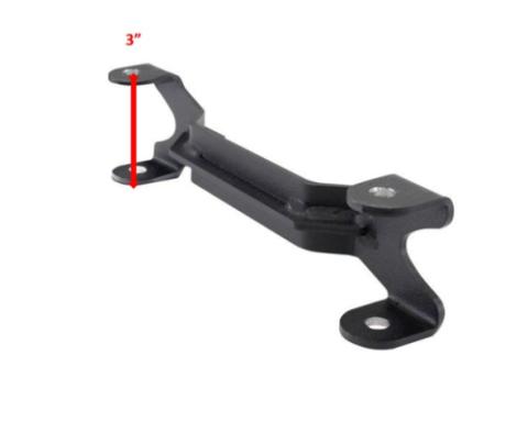 XRS to SRM Connector Bracket Kit Textured Black Go Rhino
