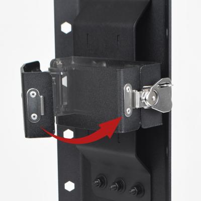 XRS/SRM 4 CORE Hi Lift Jack Mount with Clamp Textured Black Go Rhino