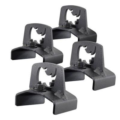XRS/SRM Rhino Tie Down Kit (Includes Four Tie Downs) Textured Black Go Rhino