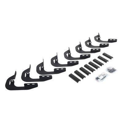 RB10/RB20 Running Boards Mounting Brackets Only Textured Black 2014-2018 Silverado/Sierra 1500/2500 HD Go Rhino