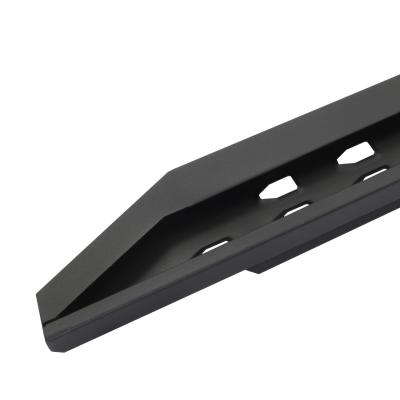 RB10 Slim Line Running Boards With Mounting Brackets Angled Textured Black 2019-2026 Ram 1500 Crew Cab Go Rhino