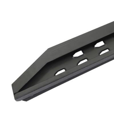 RB10 Slim Line Running Boards With Mounting Brackets Angled Protective Bedliner Coating 2019-2026 Ram 1500 Go Rhino