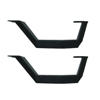 RB20 Running Boards Complete Kit: RB20 Running board + Brackets + 2 pair RB20 Drop Steps Textured Black 2023-2026 Toyota Sequoia Go Rhino