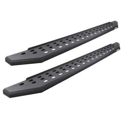 RB20 Running Boards Complete Kit Textured Black: RB20 Running board + Brackets Protective Bedliner coating 2023-2026 Toyota Sequoia Go Rhino