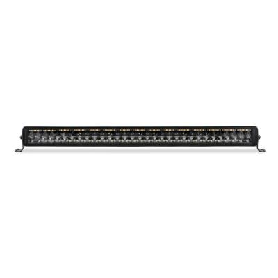 Go Rhino Blackout Combo Series Lights 32 Inch Double Row LED Light Bar With Amber Lighting Black Go Rhino