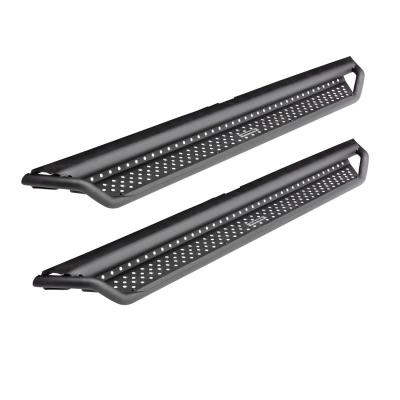 Dominator Xtreme D1 SideSteps With Mounting Bracket Kit Textured Black 2009-2010 Dodge Ram 1500/2500/3500 Go Rhino