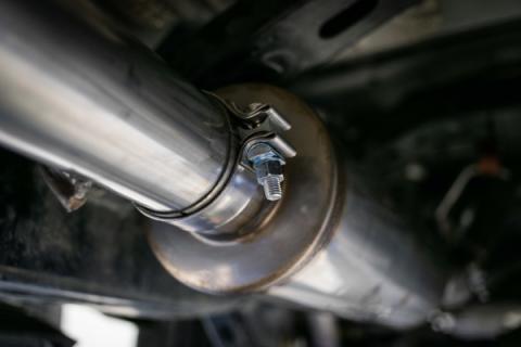 Cat Back Exhaust System Dual Split Rear Black Coated For 19-24 RAM Hemi 1500 5.7L Crew/Quad Cab MBRP