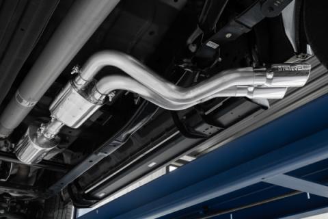 3 Inch Cat Back Exhaust System Pre-Axle Dual Outlet T304 Stainless Steel Street Version For 15-20 Ford F-150 MBRP