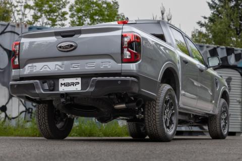 2024-Present Ford Ranger 2.7L, Armor BLK 2.5-Inch Cat-Back 3-Inch Single Side Rear Exit, MBRP