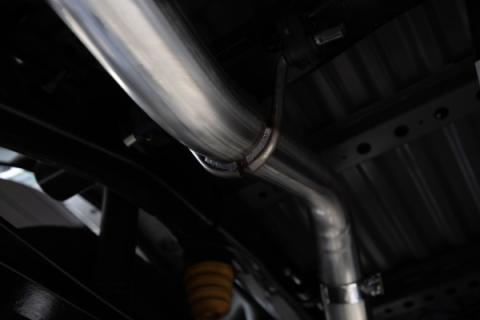 2024-Present Ford Ranger 2.7L, Armor BLK 2.5-Inch Cat-Back 3-Inch Single Side Rear Exit, MBRP