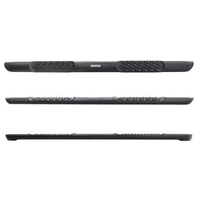 V3 Series Aluminum 5 Inch Elipse Side Steps with Mounting Brackets Textured Black 2005-2026 Nissan Frontier Go Rhino