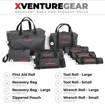 Xventure Gear Tool Roll Small Textured Black Go Rhino